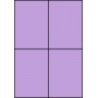 Etykiety A4 kolorowe 105x148 – fioletowe