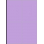 Etykiety A4 kolorowe 105x148 – fioletowe