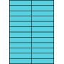 Etykiety A4 kolorowe 105x24,75 – niebieskie