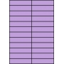 Etykiety A4 kolorowe 105x24,75 – fioletowe