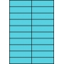 Etykiety A4 kolorowe 105x29,7 – niebieskie