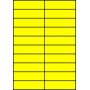 Etykiety A4 kolorowe 105x29,7 – żółte fluorescencyjne