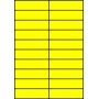 Etykiety A4 kolorowe 105x29,7 – żółte fluorescencyjne