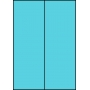 Etykiety A4 kolorowe 105x297 – niebieskie