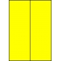 Etykiety A4 kolorowe 105x297 – żółte fluorescencyjne