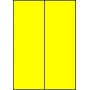 Etykiety A4 kolorowe 105x297 – żółte fluorescencyjne