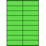 Etykiety A4 kolorowe 105x32 – zielone