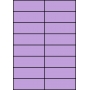 Etykiety A4 kolorowe 105x37 – fioletowe