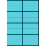 Etykiety A4 kolorowe 105x37 – niebieskie