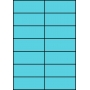 Etykiety A4 kolorowe 105x42,4 – niebieskie