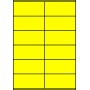 Etykiety A4 kolorowe 105x48 – żółte