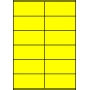 Etykiety A4 kolorowe 105x48 – żółte fluorescencyjne