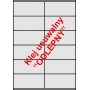 Etykiety A4 klej usuwalny 105x48