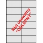 Etykiety A4 klej usuwalny 105x49,5