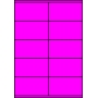 Etykiety A4 kolorowe 105x57 – różowe