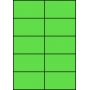 Etykiety A4 kolorowe 105x59,4 – zielone
