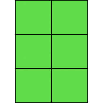 Etykiety A4 kolorowe 105x99 – zielone