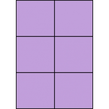 Etykiety A4 kolorowe 105x99 – fioletowe