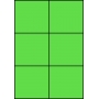 Etykiety A4 kolorowe 105x99 – zielone