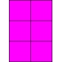 Etykiety A4 kolorowe 105x99 – różowe