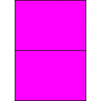 Etykiety A4 kolorowe 210x148 – różowe