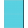 Etykiety A4 kolorowe 210x148 – niebieskie
