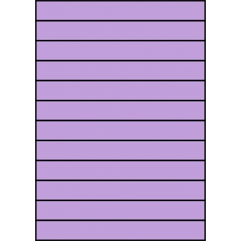 Etykiety A4 kolorowe 210x24,75 – fioletowe
