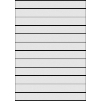 Etykiety samoprzylepne na arkuszach A4 - 210x24,75