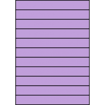 Etykiety A4 kolorowe 210x27 – fioletowe