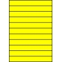 Etykiety A4 kolorowe 210x27 – żółte