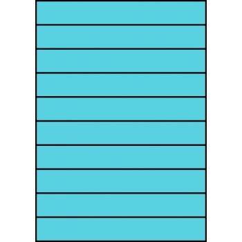 Etykiety A4 kolorowe 210x29,7 – niebieskie
