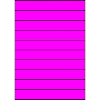 Etykiety A4 kolorowe 210x29,7 – różowe