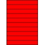 Etykiety A4 kolorowe 210x29,7 – czerwone fluorescencyjne