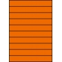 Etykiety A4 kolorowe 210x29,7 – pomarańczowe