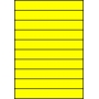 Etykiety A4 kolorowe 210x29,7 – żółte