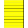 Etykiety A4 kolorowe 210x29,7 – żółte fluorescencyjne