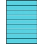 Etykiety A4 kolorowe 210x32 – niebieskie