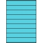 Etykiety A4 kolorowe 210x32 – niebieskie