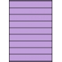 Etykiety A4 kolorowe 210x32 – fioletowe