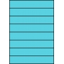 Etykiety A4 kolorowe 210x37 – niebieskie