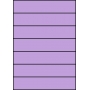 Etykiety A4 kolorowe 210x42,4 – fioletowe