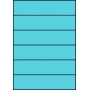 Etykiety A4 kolorowe 210x49,5 – niebieskie