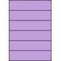 Etykiety A4 kolorowe 210x49,5 – fioletowe