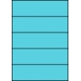 Etykiety A4 kolorowe 210x59,4 – niebieskie
