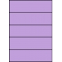 Etykiety A4 kolorowe 210x59,4 – fioletowe