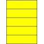 Etykiety A4 kolorowe 210x59,4 – żółte
