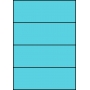 Etykiety A4 kolorowe 210x74 – niebieskie