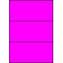 Etykiety A4 kolorowe 210x99 – różowe