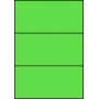 Etykiety A4 kolorowe 210x99 – zielone