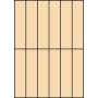 Etykiety A4 kolorowe 35x148mm – beżowe